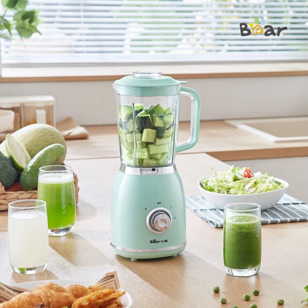 Bear Portable Personal Countertop Blender LLJ-P08J5 for Shakes and Smoothies, 300W/800ML