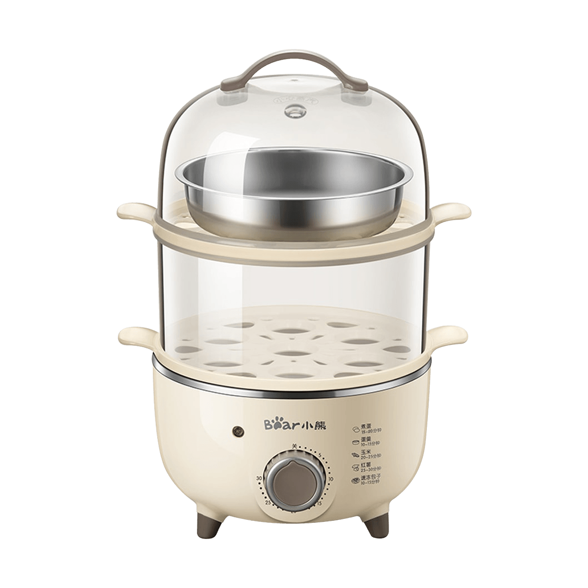 Bear 2022 Rapid Egg Cooker ZDQ-B14R1 with Timer 14 Eggs Capacity Auto Shut Off